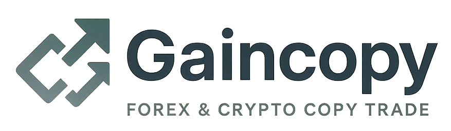 Gaincopy logo – Forex and crypto copy trading platform logo